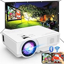 Projector with WiFi and Bluetooth, Upgrade Outdoor Projector